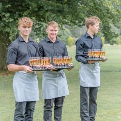 Waiters with drinks 