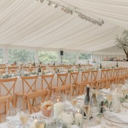 Marquee and tables