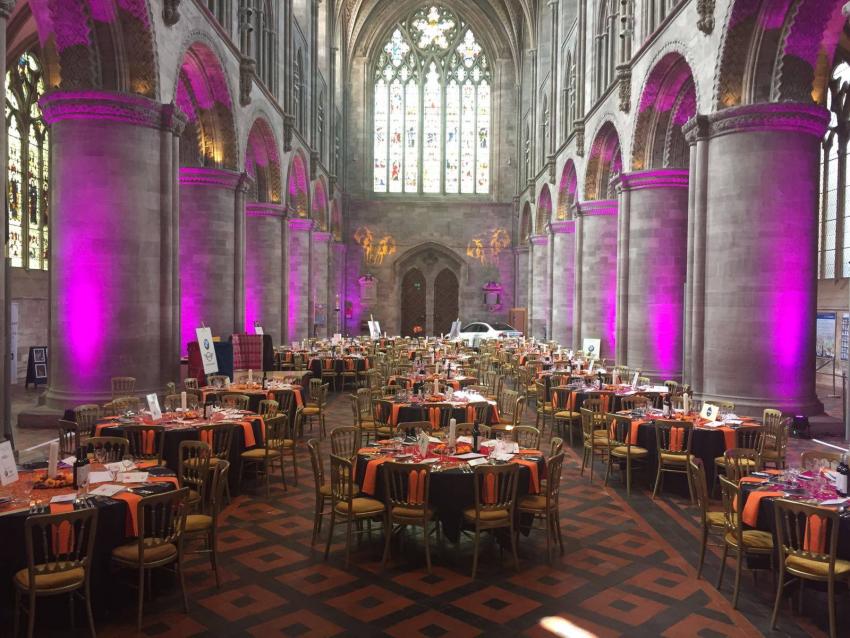 Hereford Cathedral Nave Dinner