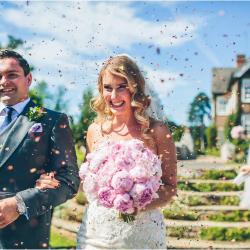 Couple on lawn- Brinsop 