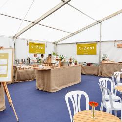 A to Zest kitchen bistro set up