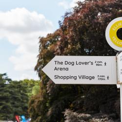 Shopping Village Signpost